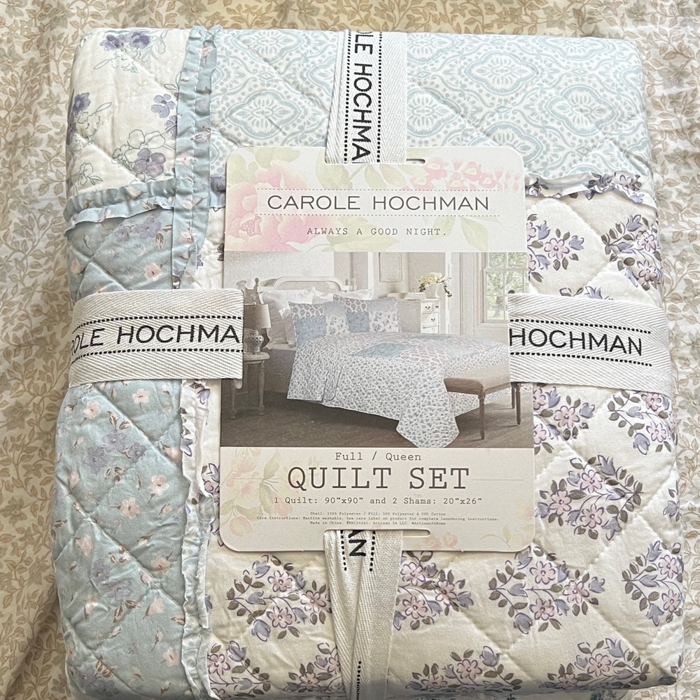 Full/Queen Quilt set by Carole Hochman
